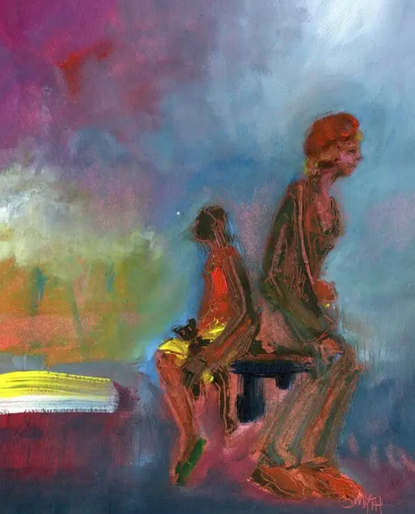 Figurative oil painting