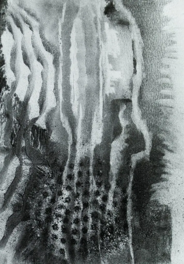 Charcoal drawing