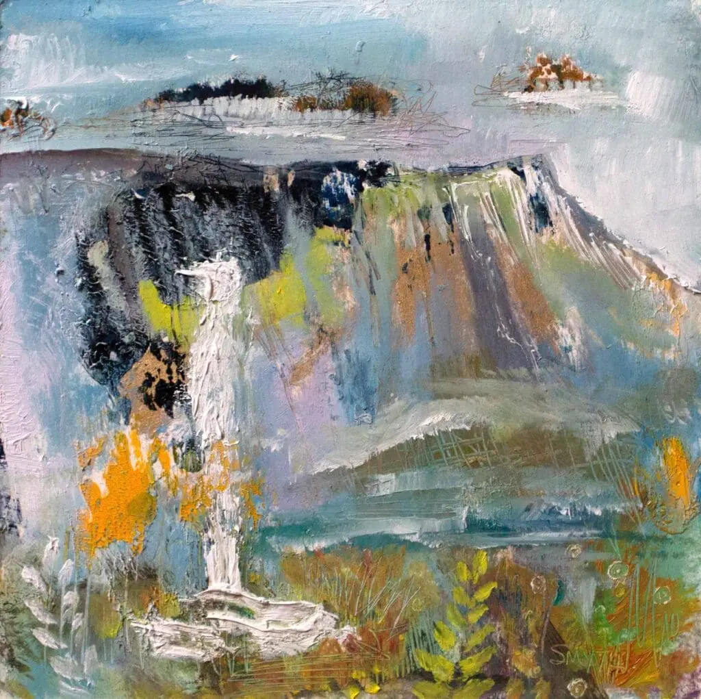 Leaning out softly, Glencar - an oil painting by Sinéad Smyth