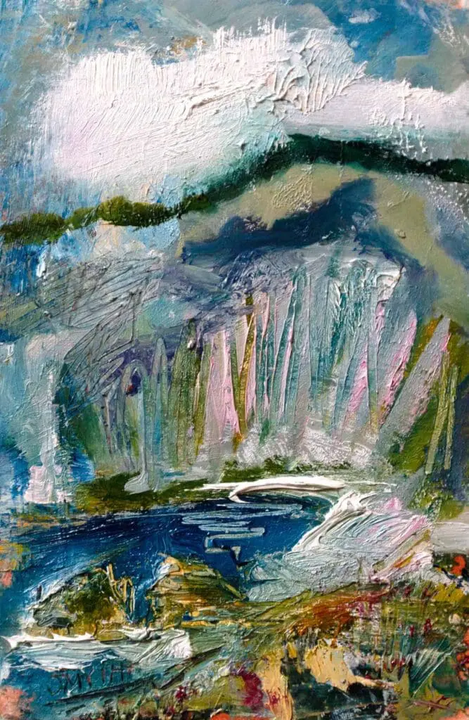 Slieve League - an oil painting by Sinéad Smyth