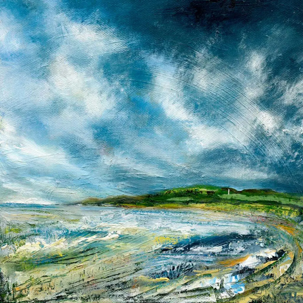 Skin prickling, watching with the smell of rain heavy in the air by Sinéad Smyth