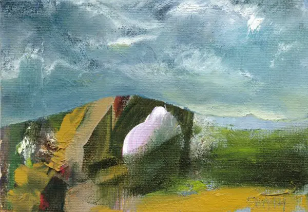Portrait of a Mountain in Autumn - fine art print by Sinéad Smyth