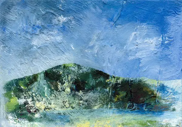 Portrait of a Mountain in Spring - fine art print by Sinéad Smyth
