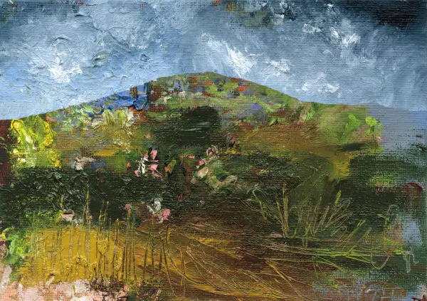 Portrait of a Mountain in Summer - fine art print by Sinéad Smyth